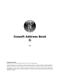 Inesoft Address Book User Manual
