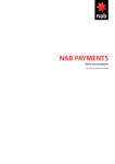 Part B NAB Payments Terms and Conditions