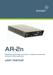 AR-2 SD/MD user manual
