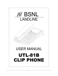 CLIP PHONE UTL-81B - United Telecoms Limited