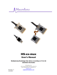 HS-16-MUX User Manual
