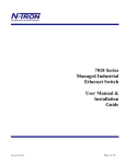 7018 Series Managed Industrial Ethernet Switch User Manual