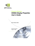 NVIDIA Display Properties User`s Guide