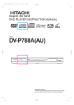 DVP788A User manual