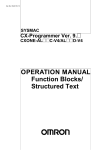 SYSMAC CX-Programmer Ver. 9._ OPERATION MANUAL