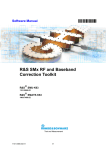 R&S®xxx-K63 SMx RF and Baseband