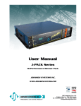 Johnson Systems Inc. J-PACK Series Dimmer Pack User Manual