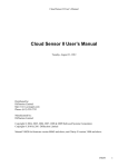 Cloud Sensor II User`s Manual
