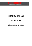 USER MANUAL EDG.600 EUROBOOR