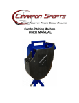 USER MANUAL - Cimarron Sports