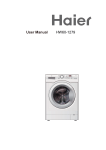 User Manual HW60-1279 - Haier.com Worldwide