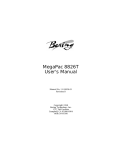 MegaPac 8826T User`s Manual