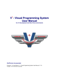 V+ Visual Programming System User Manual, V1.15