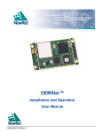OEMStar Installation and Operation User Manual