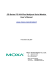 CB Series PC/104-Plus Multiport Serial Module User`s Manual