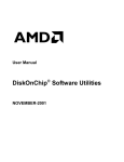 DiskOnChip Utilities User Manual