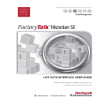 FactoryTalk Historian Live Data Interface User