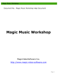 Magic Music Workshop - User Manual