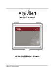 agri alert 9600_wireless_module_installation user manual