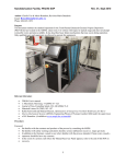 Nanofabrication Facility: PECVD SOP Rev. 01, Sept 2010 1 Email