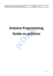 Arduino Programming Guide on pcDuino