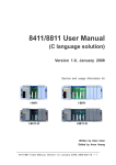 8411/8811 User Manual