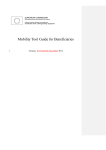 Mobility Tool Beneficiary User Manual