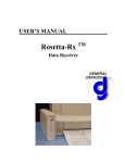 Rosetta-Rx User`s Manual