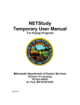 NETStudy Temporary User Manual