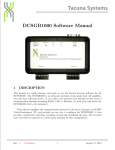 DCSGB1000 Software Manual