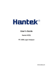 User`s Guide Hantek 4032L PC USB Logic Analyzer