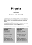 Piranha & QABrowser User`s Manual - English