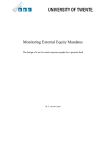 Monitoring External Equity Mandates