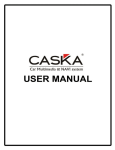Caska User Manual