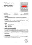 User manual ALFANET 57 (4-20mA)