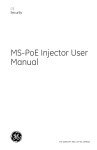 MS-PoE Injector User Manual