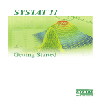 SYSTAT 11® - Ecologia e Gestão Ambiental