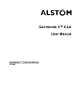 Genrakode II™ CAA User Manual