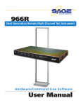 966R User Manual - Sage Instruments