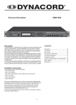 DMM 4650 Technical Information