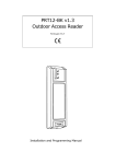 PRT12-BK v1.3 Outdoor Access Reader