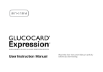 GLUCOCARD Expression User Manual