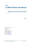 In-Wall AP Series User Manual