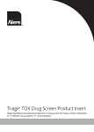 Triage® TOX Drug Screen Product Insert