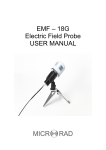 EMF – 18G Electric Field Probe USER MANUAL