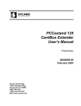 PCCextend 135 User`s Manual