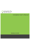 User`s Manual - Simplicity™