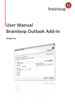 Manual Brainloop Outlook Add