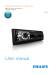 User manual - Philips Car Audio