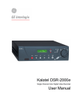 Calibur DSR-2000 User Manual:Single